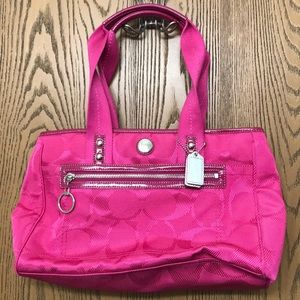 Hot Pink Coach purse